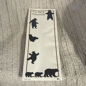 COPY - “The Bear Essentials” Magnetic Notepad (from Alaska)